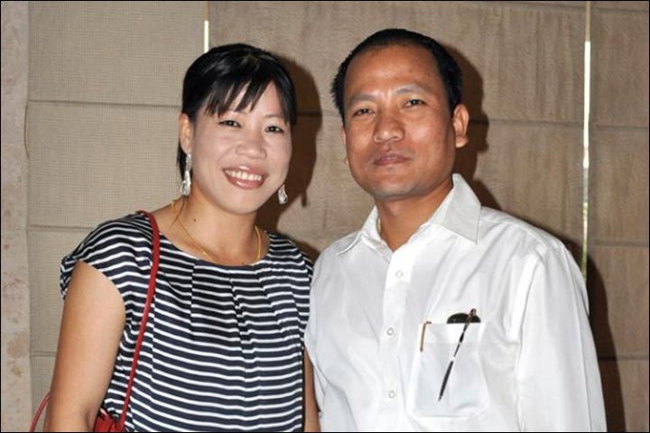 Mary Kom's Marriage - Mary Kom And Karung Onkholer