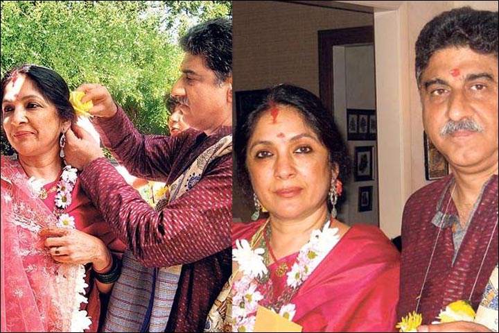 Neena Gupta's Marriage - Vivek Mehra And Neena Gupta 