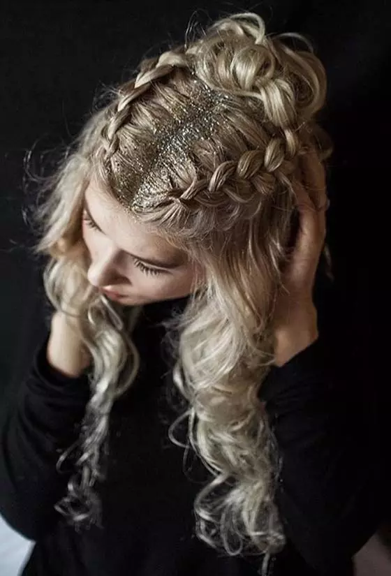 13.-Glittery-Dutch-Braids