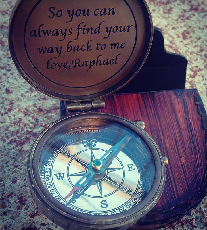 Engraved-Compass-with-Leather-Case--grooms-gifts