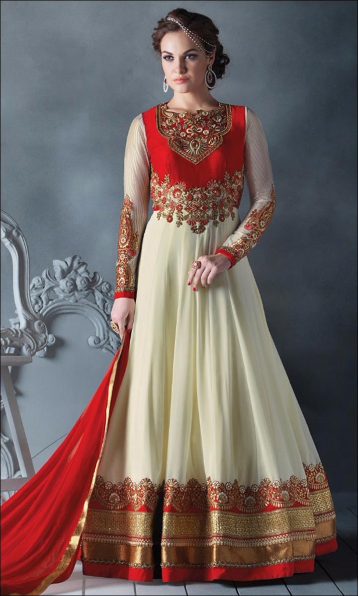 Floor-Length-Anarkali-Beautiful Dresses You Can Wear For To Your BFF's Wedding