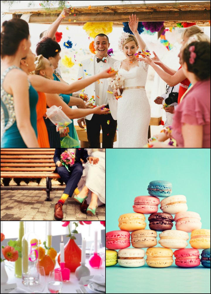 Neon Colors-Color Combos To Explore For Your Wedding