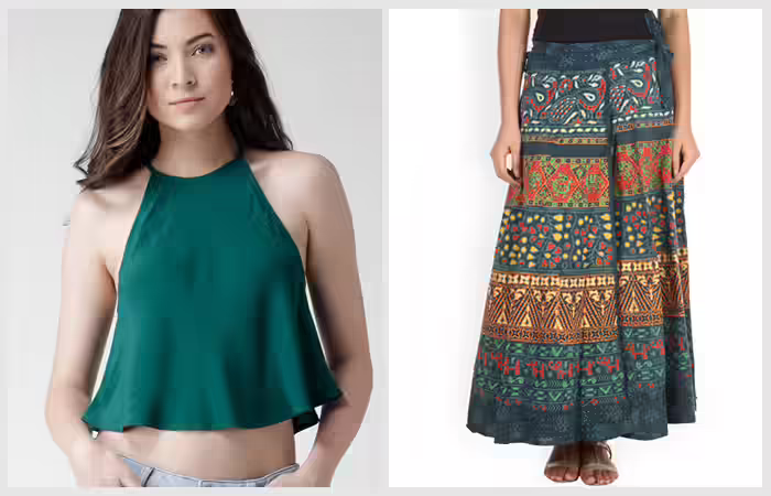 Crop-Tops-And-Skirts