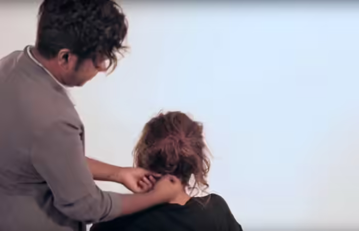 How To Do A Messy Bun - Step 11 Pin-back-any-sections-of-hair-that-you-do-not-like