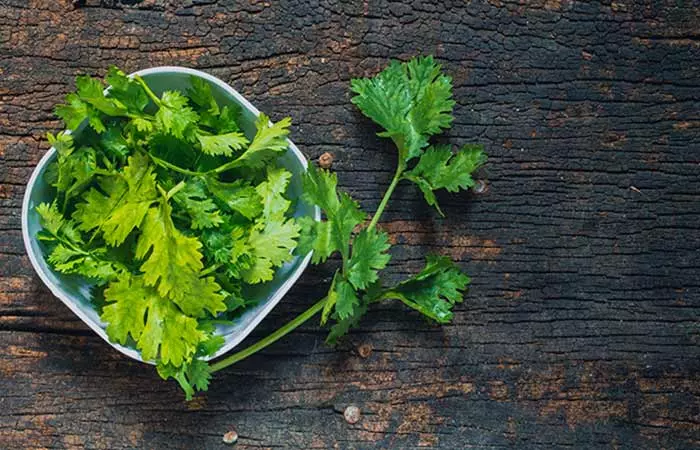 7. Coriander Water