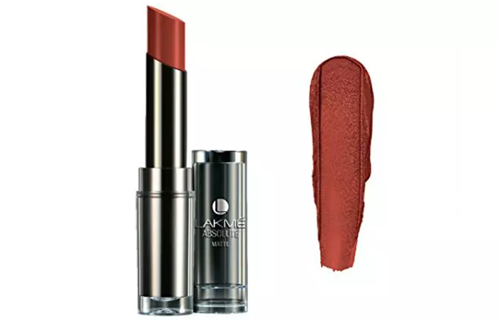 Lakme Absolute Sculpt Studio Hi-Definition Matte Lipstick Shades - Cinnamon Charm