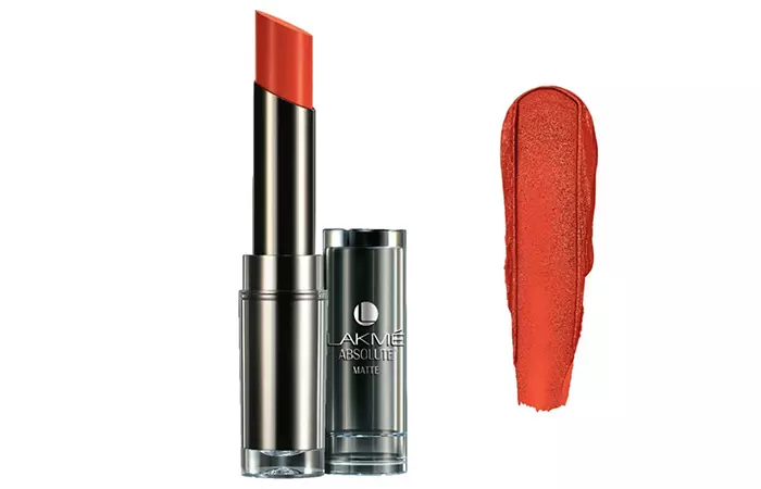 Lakme Absolute Sculpt Studio Hi-Definition Matte Lipstick Shades - Coral Flare