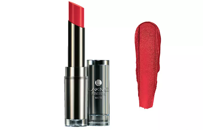 Lakme Absolute Sculpt Studio Hi-Definition Matte Lipstick Shades - Red Flames