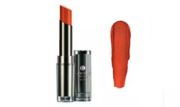 Lakme Absolute Sculpt Studio Hi-Definition Matte Lipstick Shades - Tangerine Lush