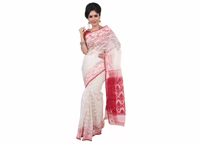 Jamdani is one of the most popular Bengali sarees