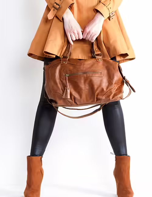 Suede and Chelsea Boots With Leggings