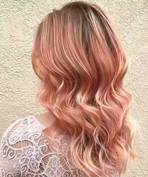 Rose Gold Hair Color - Blush And Lemon Rose Gold Blush And Lemon Rose Gold