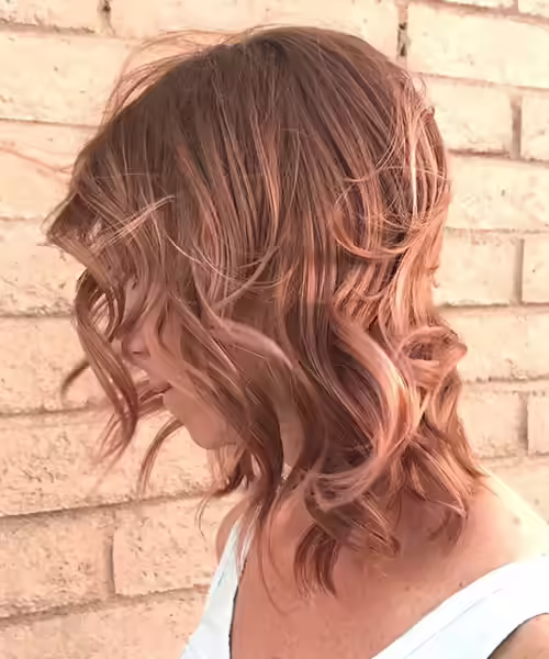 Rose Gold Hair Color - Rose Gold Brunette Rose Gold Brunette