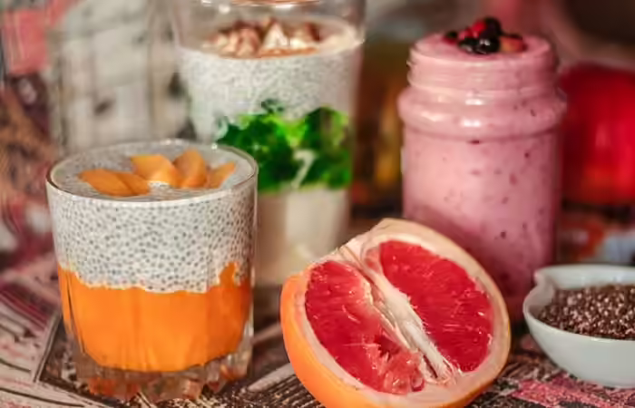 DASH Diet Recipes - Breakfast Fruit And Chia Smoothie Recipe DASH Diet Recipes - Breakfast Fruit And Chia Smoothie Recipe