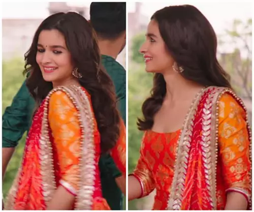 2. Alia’s Magenta Lehenga In Badrinath Ki Dulhania