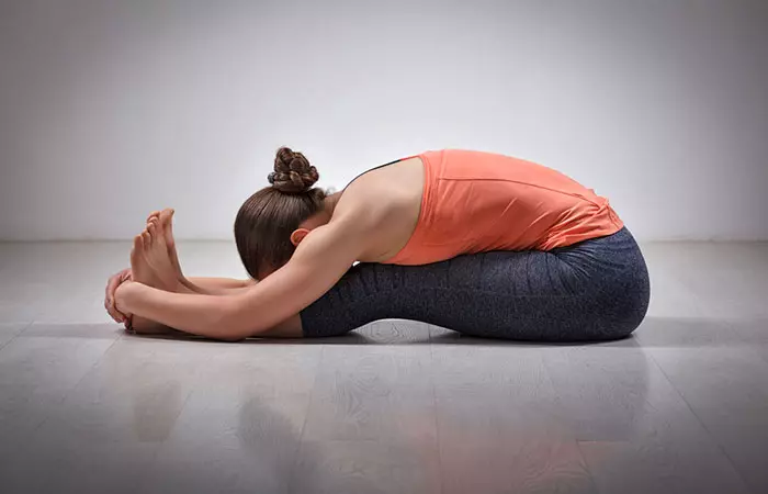 4. Paschimottanasana (Seated Forward Bend)