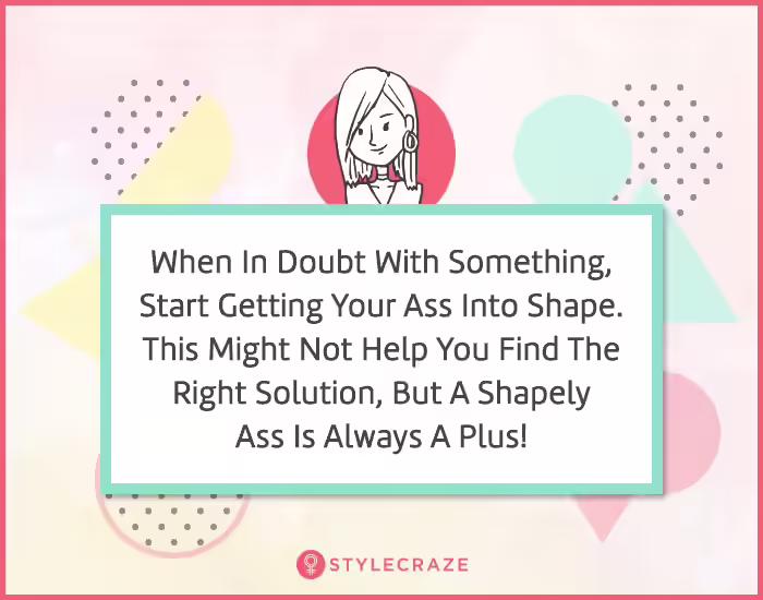 14. When in doubt about something
