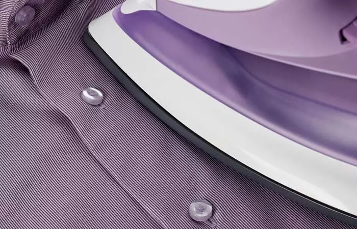 4. Ironing Formal Shirts But Buttons Getting In The Way Try This Awesome Solution.