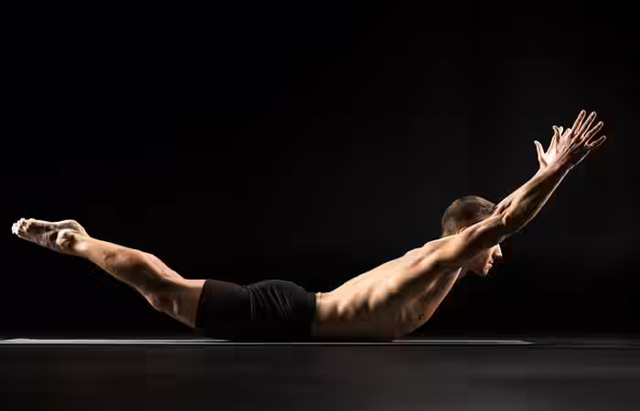 Yoga Poses For Men - Salabhasana (Locust Pose) 4. Salabhasana (Locust Pose)