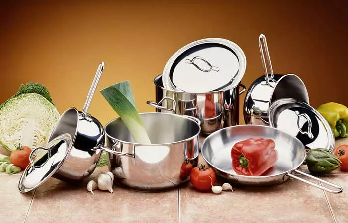 5. Keeping Stainless Steel Kitchenware Shiny, Bright As Well As Stain Free