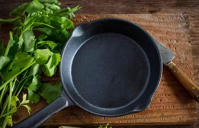 7. Giving A Thorough Cleaning to A Cast Iron Frying Pan