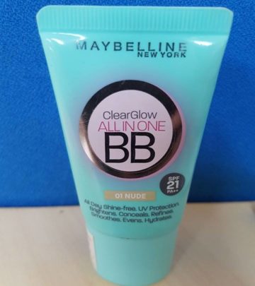 Maybelline Clear Glow Bright Benefit Cream Review