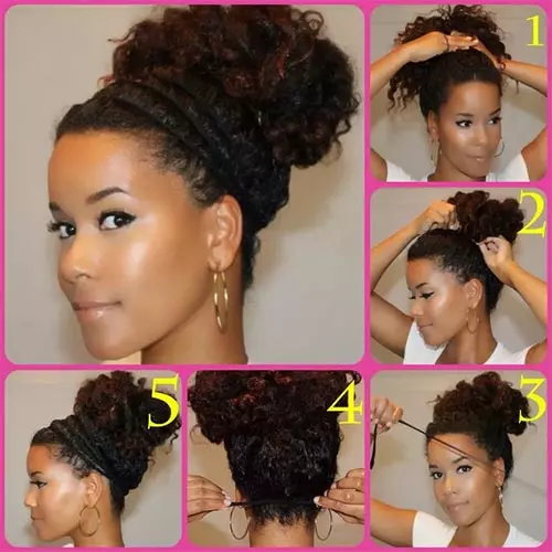 10. Messy Bun With Headband Accent