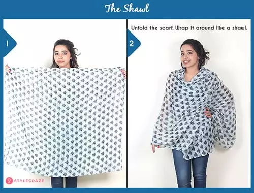 How to wear a blanket scarf - The Shawl