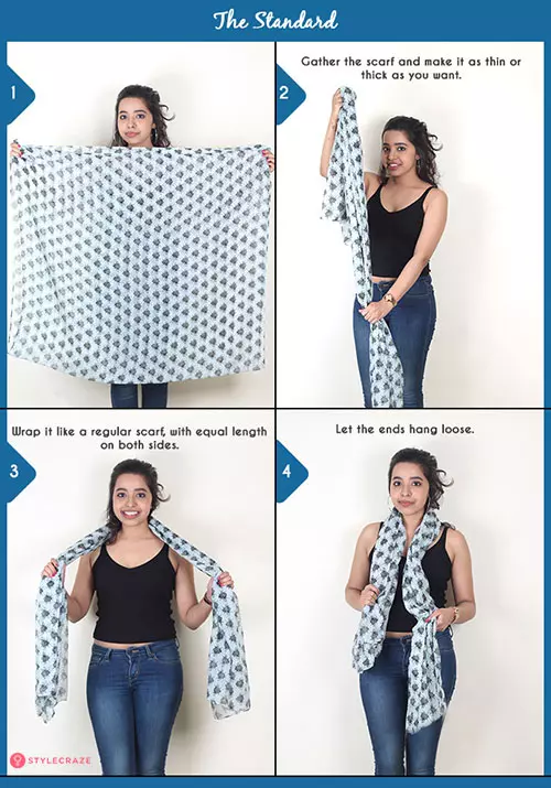 How to wear a blanket scarf - The Standard