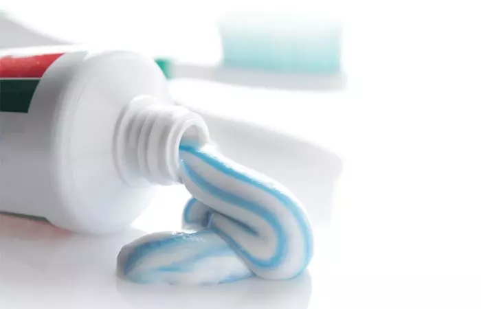 7. Toothpaste Clears Acne.