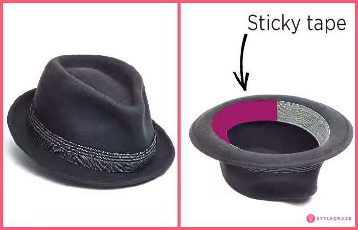 8. Prevent Makeup Transfers To Your Hat