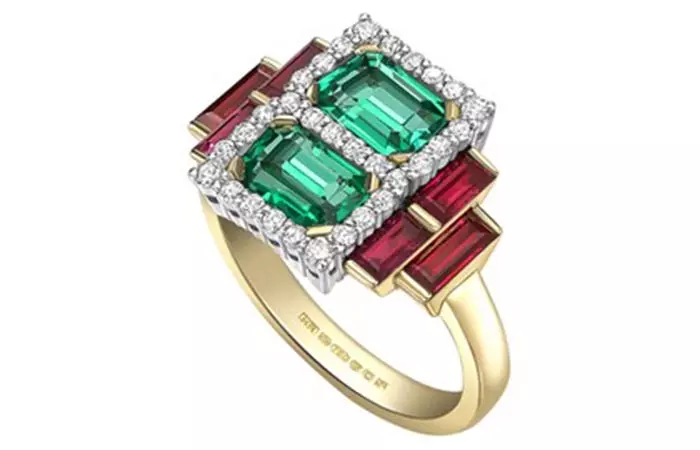 Unique Engagement Rings - A Multi-Colored Engagement Ring