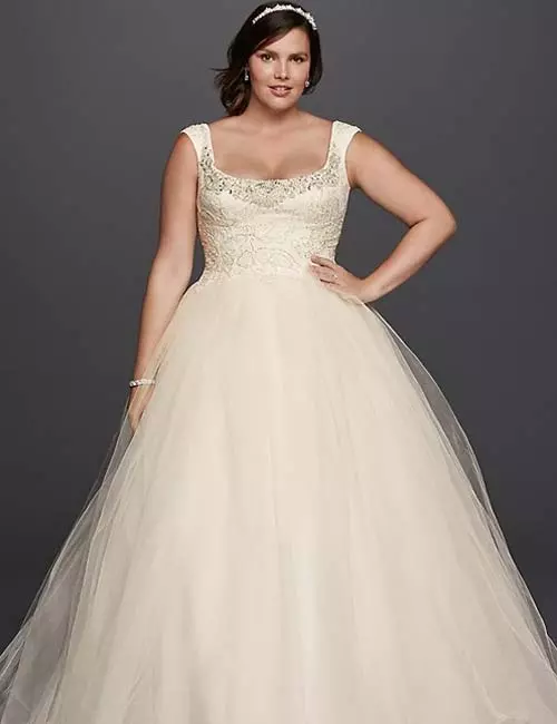 Plus Size Wedding Dresses - Princess Style Wedding Dress In Ivory