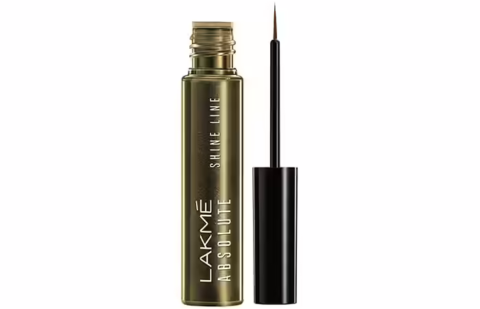 Liquid Gold Shade Lakme Absolute Shine Line Eyeliner - Liquid Gold Shade