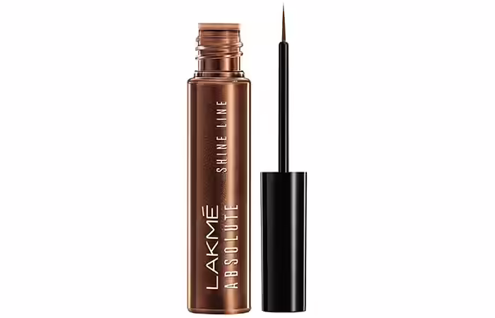 Shimmery Bronze Shade Lakme Absolute Shine Line Eyeliner - Shimmery Bronze Shade