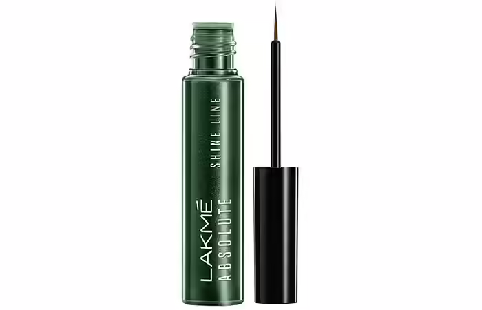 Sparkling Olive Shade Lakme Absolute Shine Line Eyeliner - Sparkling Olive Shade