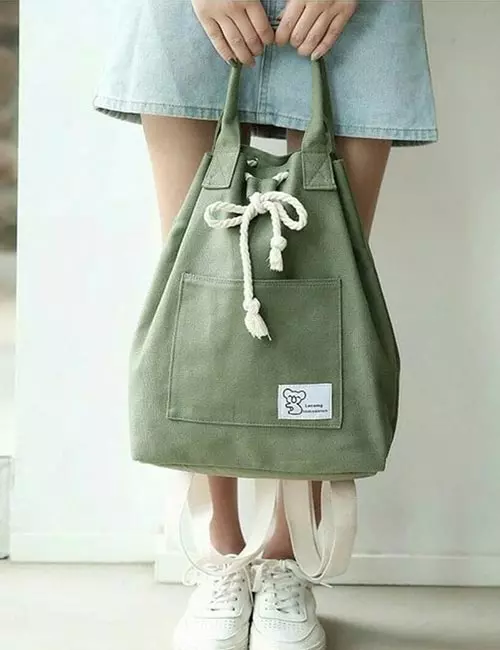 10. Soft Canvas Bag For Hiking