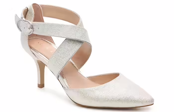 Kitten Heels In Ivory Bridal Wedding Shoes - Kitten Heels In Ivory