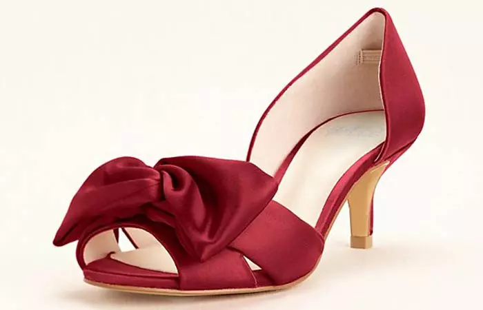 Bridal Wedding Shoes - Red Bridal Pumps