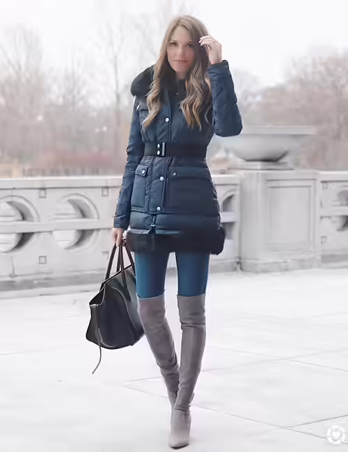 Perfect Shoes To Wear With Skinny Jeans - Knee High Boots And Skinnies