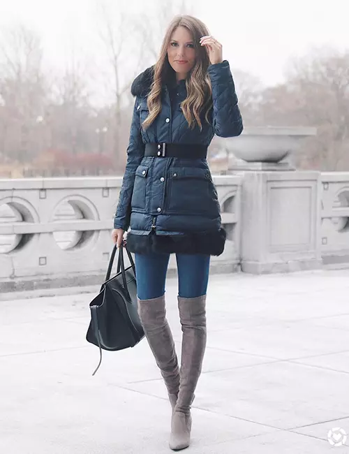 Perfect Shoes To Wear With Skinny Jeans - Knee High Boots And Skinnies