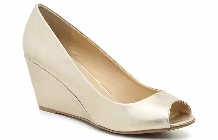 Off-white Wedges Bridal Wedding Shoes - Off-white Wedges