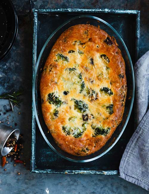 Egg And Mushroom Frittata High-Protein Breakfast - Egg And Mushroom Frittata
