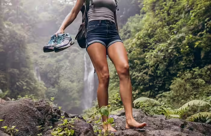 1. Walk Barefoot Often And Wear Comfortable Shoes