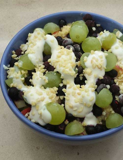 Millet Oatmeal With Fruits High-Protein Breakfast - Millet Oatmeal With Fruits