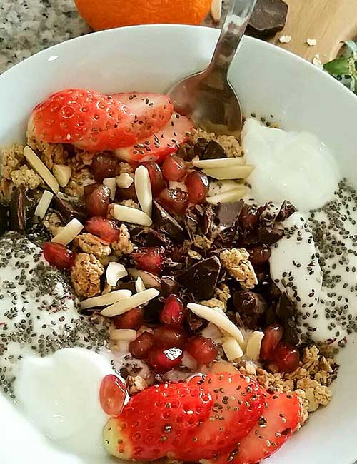 Ricotta Cheese Parfait High-Protein Breakfast - Ricotta Cheese Parfait