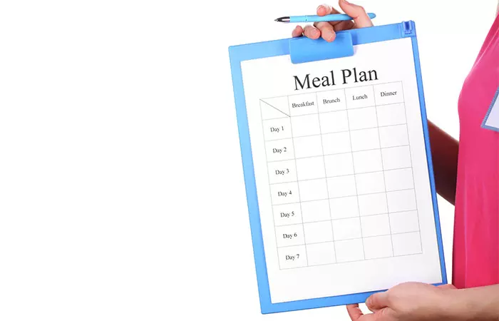 How To Stop Emotional Eating - Write Down Your Meal Plan