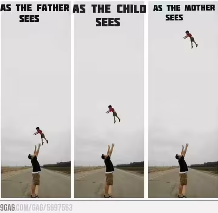 In The Eyes Of A Mother, A Daddy-Son Bonding Moment Can Seem Quite Dangerous. Literally. In The Eyes Of A Mother, A Daddy-Son Bonding Moment Can Seem Quite Dangerous. Literally.