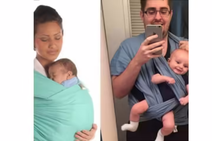 Trying Out Baby-Wearing For The Very First Time Take A Cue From This Awesome Dad Who Really Knows How To Do It In Style! Trying Out Baby-Wearing For The Very First Time Take A Cue From This Awesome Dad Who Really Knows How To Do It In Style!