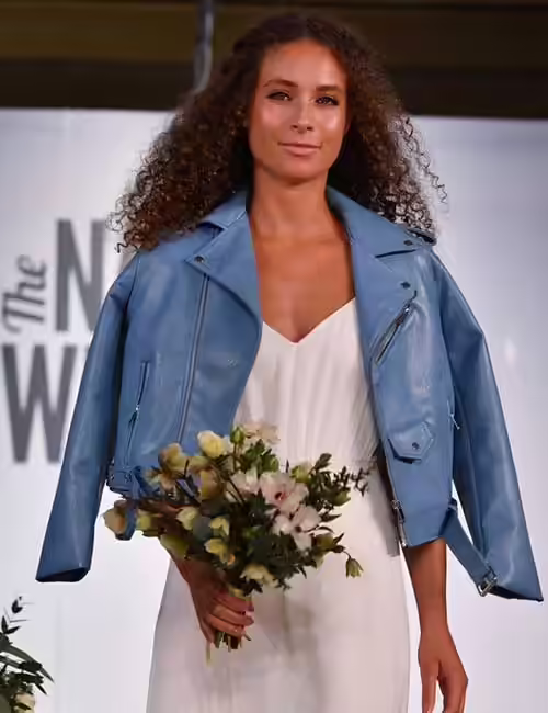 Sky Blue Leather Jacket How To Wear A Leather Jacket - Sky Blue Leather Jacket